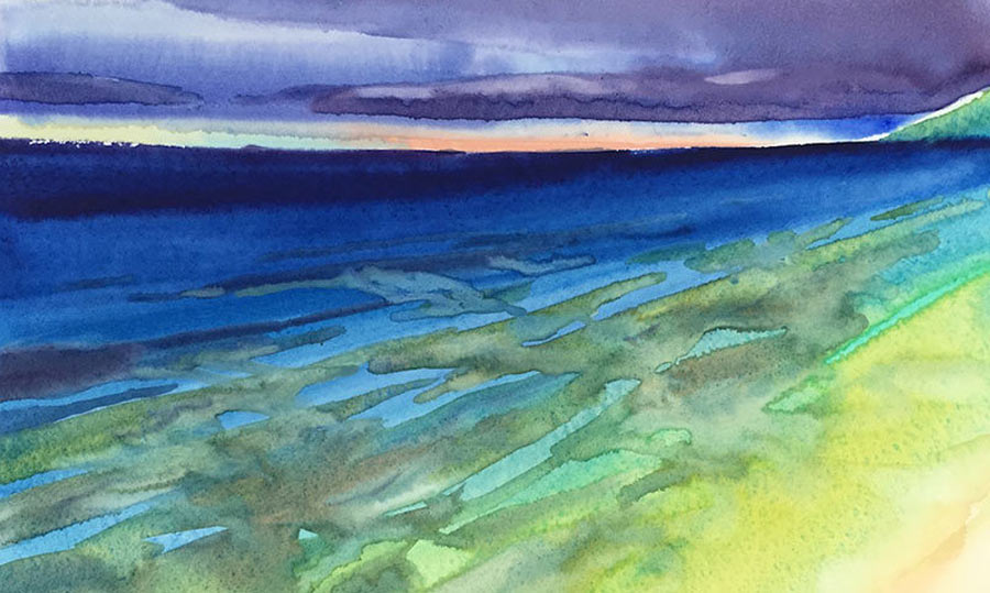 K.L. Wright Exhibits Watercolors at Silver Gallery, Evergreen Hospital, Kirkland